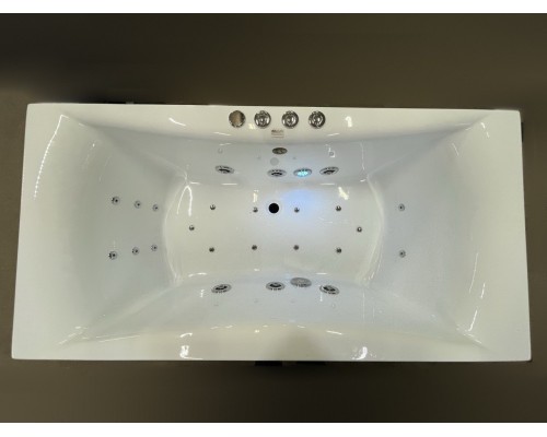 Гидромассажная акриловая ванна Xenia 160x75 Relisan хром